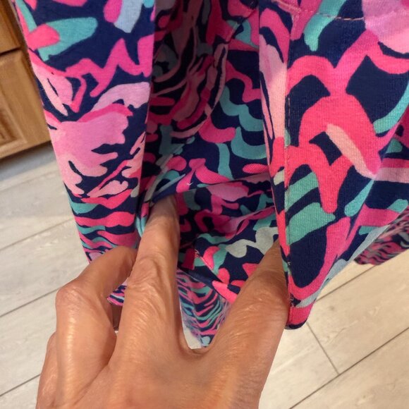 Lilly Pulitzer Rylie Cover Up Dress in Resort Navy Pop Up Lobstah Roll, XL, NWOT - Picture 5 of 10